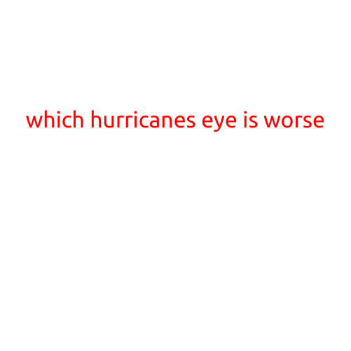 Which Hurricane's Eye is Worse?