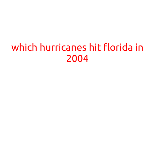 Which Hurricanes Hit Florida in 2004?