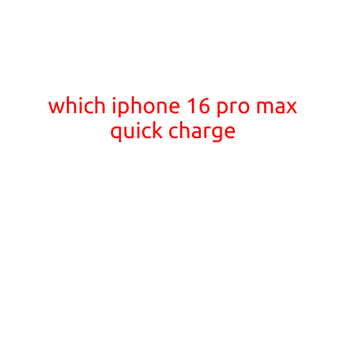 Which iPhone 16 Pro Max Quick Charge Option is Best for You?