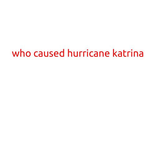 Who Caused Hurricane Katrina? An Examination of the Facts