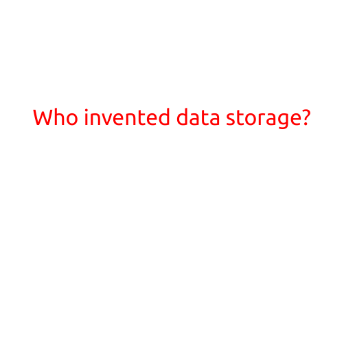 Who Invented Data Storage?