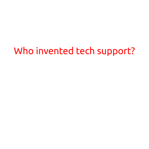 Who Invented Tech Support?