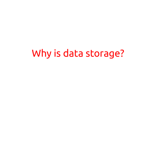 Why is Data Storage Important?